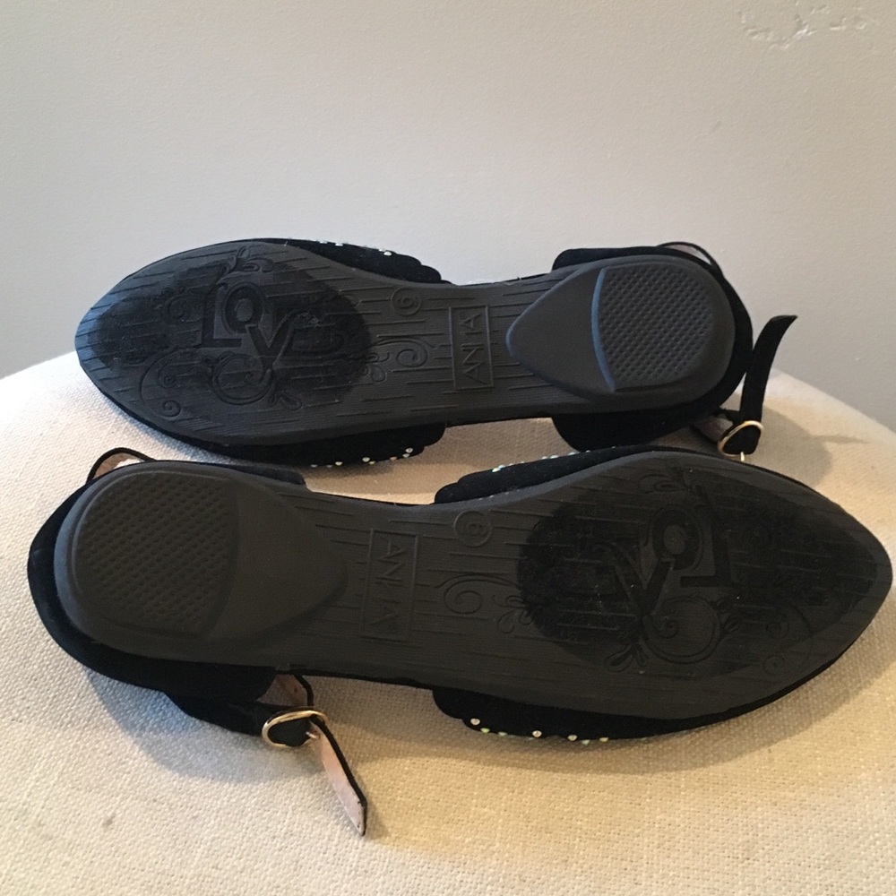 [Anna] Multi color rhinestone flats - Picture 6 of 6